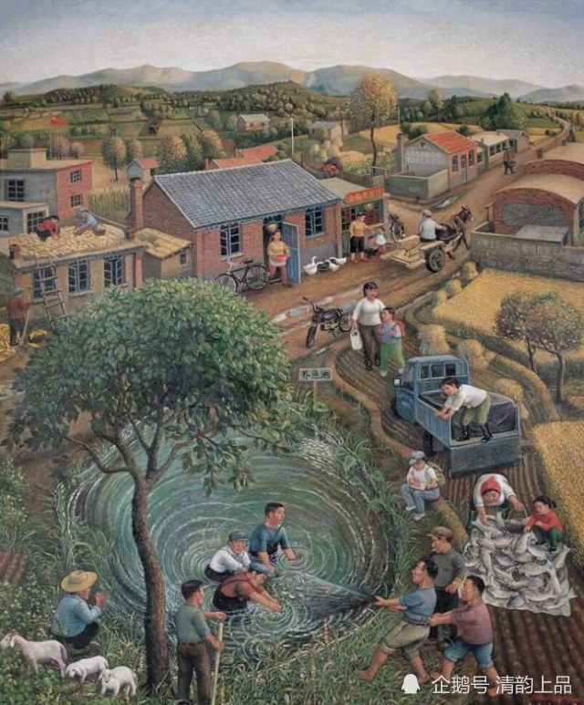 中国美术家协会|油画家陈树中的北方农民生活题材油画创作