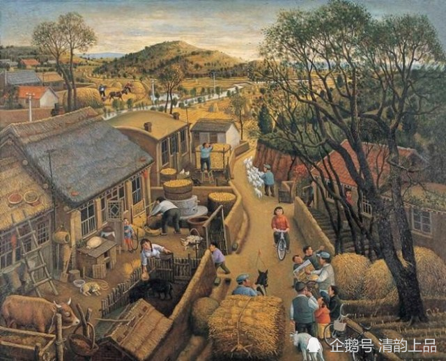 中国美术家协会|油画家陈树中的北方农民生活题材油画创作