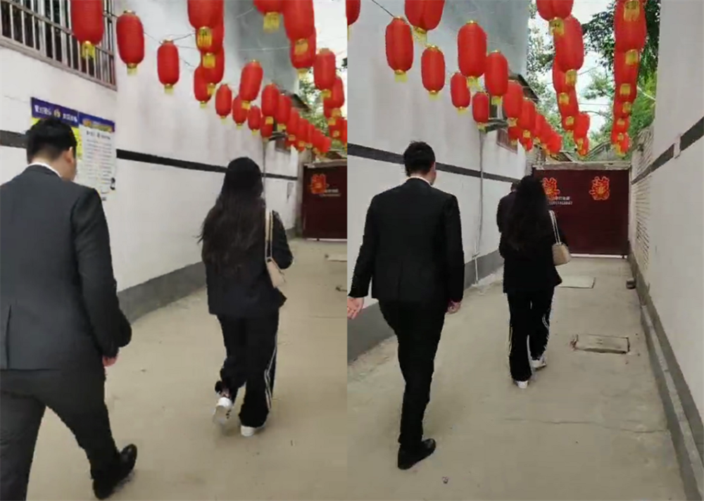 朱之文|大衣哥儿媳又美又飒，大衣嫂帮她赶拍客，朱小伟走她身后像跟班