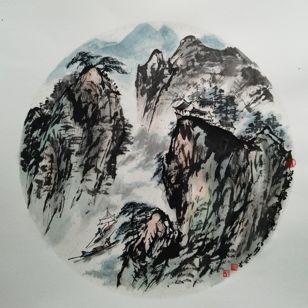 蔡茂友|循序渐进——蔡茂友庚子年临摹山水作品欣赏