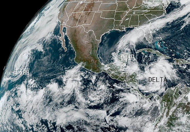 delta|新风暴DELTA诞生，10月首轮4风暴共舞，3个要登陆，灿鸿指向日本