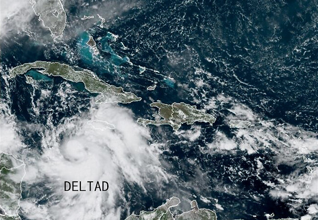 delta|新风暴DELTA诞生，10月首轮4风暴共舞，3个要登陆，灿鸿指向日本