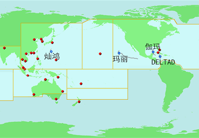 delta|新风暴DELTA诞生，10月首轮4风暴共舞，3个要登陆，灿鸿指向日本