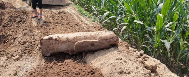 临潼县|陕西临潼鬼沟出土无头石人，经过考证，这里在秦朝发生过一件大事