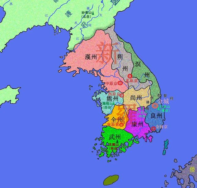 668年,新羅吞併了兩個鄰居,統一了朝鮮半島