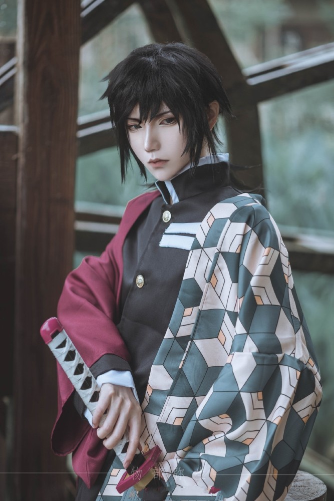 鬼灭之刃富冈义勇cosplay