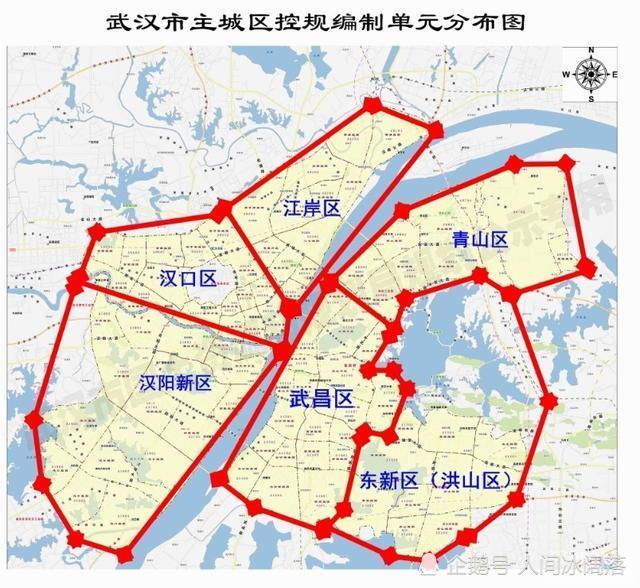 一句话概括,武汉七个主城区