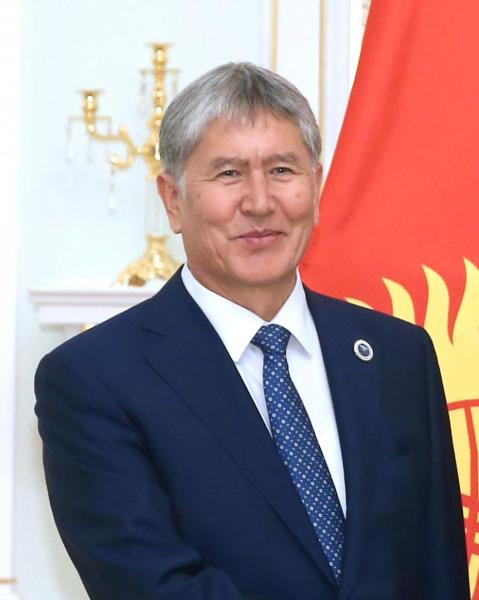 吉尔吉斯斯坦前总统阿尔马兹别克·阿坦巴耶夫.资料图