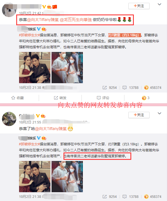 郭碧婷|向太点赞郭碧婷产女喜讯，疑默认送豪宅犒赏儿媳，深夜3点忙照顾孙女