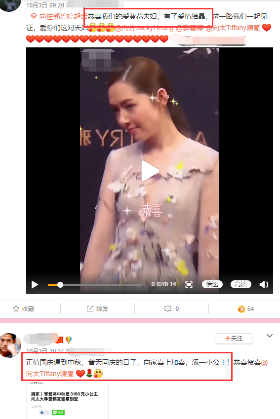 郭碧婷|向太点赞郭碧婷产女喜讯，疑默认送豪宅犒赏儿媳，深夜3点忙照顾孙女