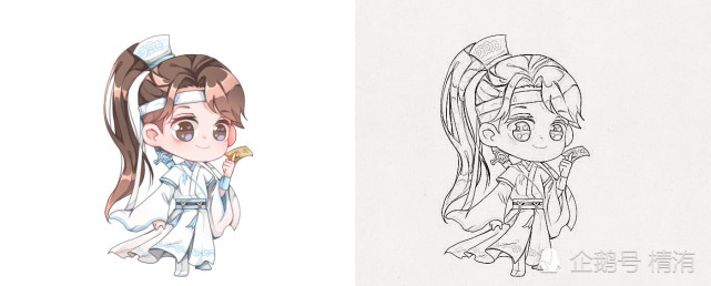 教你怎样通过photoshop把自己喜欢的漫画图片变成线稿 素描画 图层 高斯