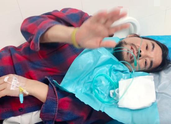 面筋哥|面筋哥确诊肺癌晚期！插呼吸管躺床上身形消瘦，称不知还能活几年