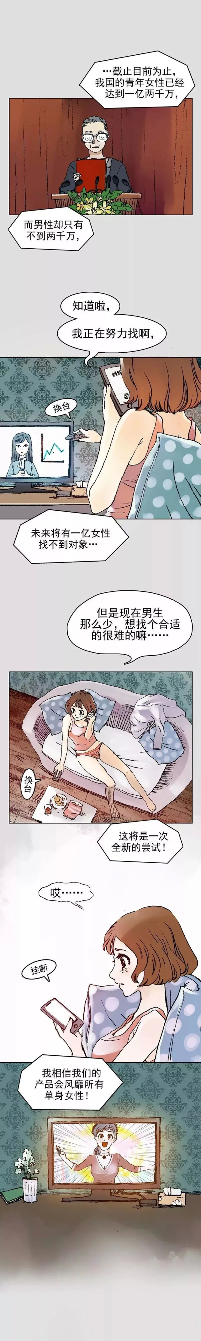 人性怪诞漫画 共享男盆友 呼吁大家理性使用 人性怪诞漫画