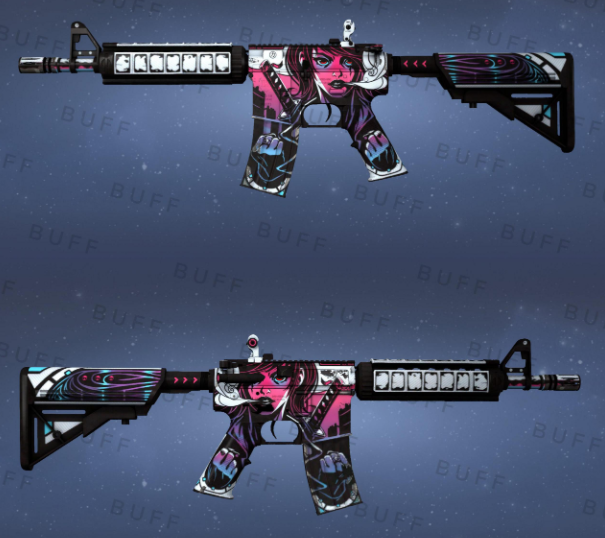 csgo皮肤鉴赏黑色魅影