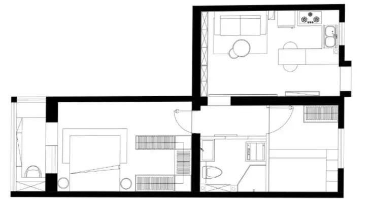 厨房设计|北京发现一户人家，面积仅60㎡收纳不输大户型，厨房设计更机智