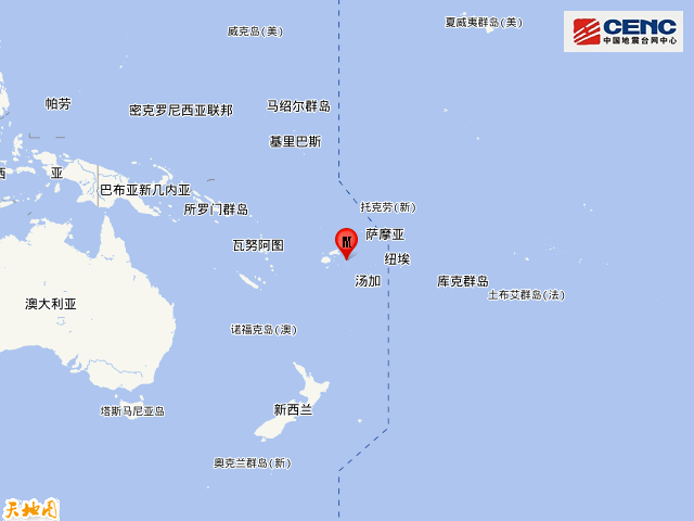 斐济群岛|斐济群岛地区发生6.1级地震