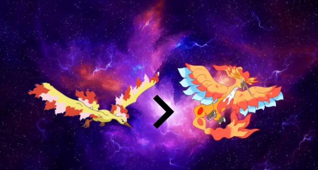 当三圣鸟能够mega进化以后闪电鸟变成了浑身带刺的雷狱之主