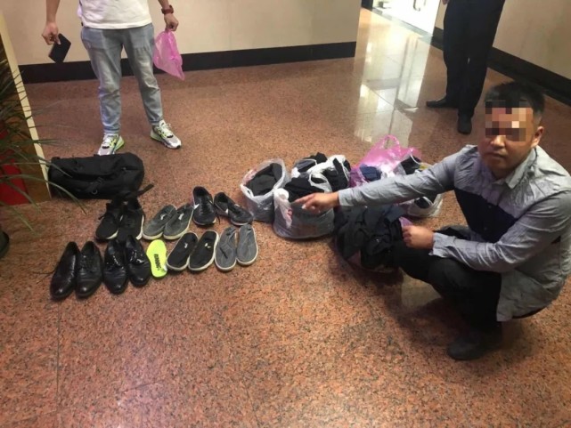 连内裤都是偷来的,男子全身上下都是偷的,穿走别人的名牌运动鞋后还留