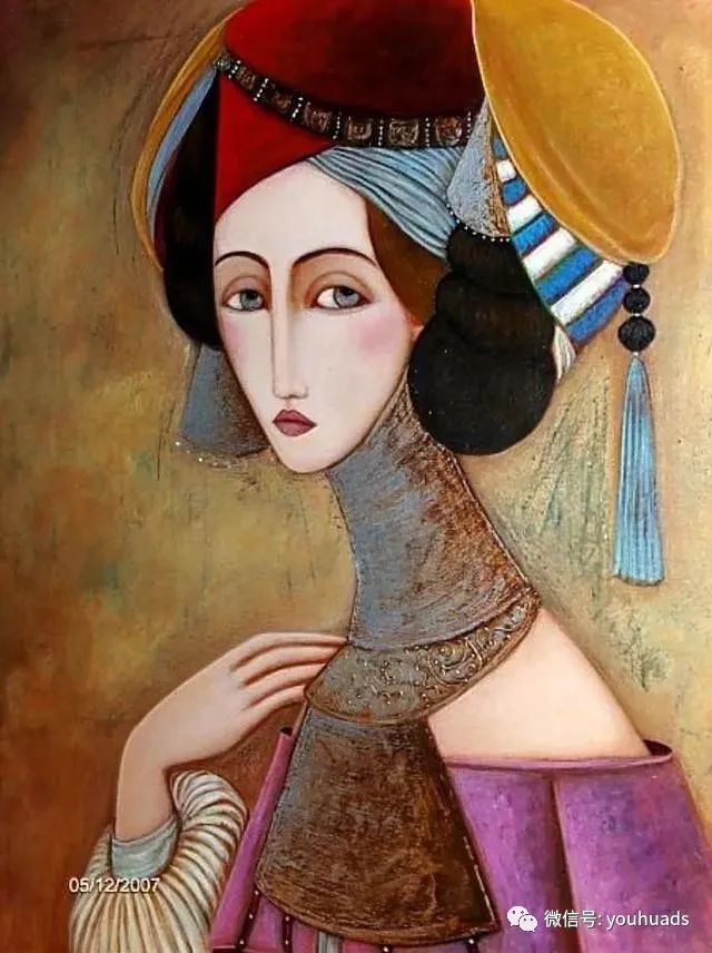 法伊扎·马格尼|阿尔及利亚绘画：女性美丽与复杂的诠释