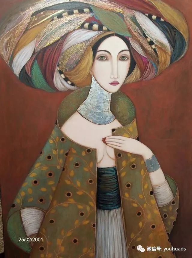 法伊扎·马格尼|阿尔及利亚绘画：女性美丽与复杂的诠释