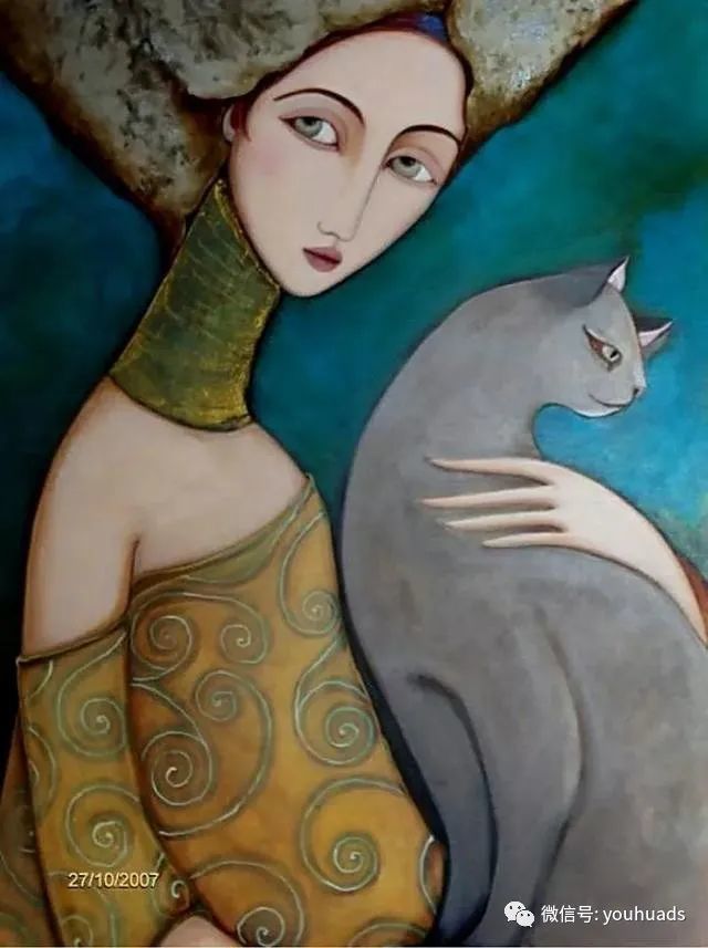 法伊扎·马格尼|阿尔及利亚绘画：女性美丽与复杂的诠释