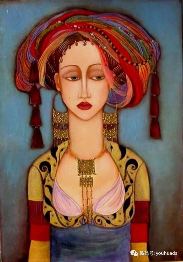 法伊扎·马格尼|阿尔及利亚绘画：女性美丽与复杂的诠释