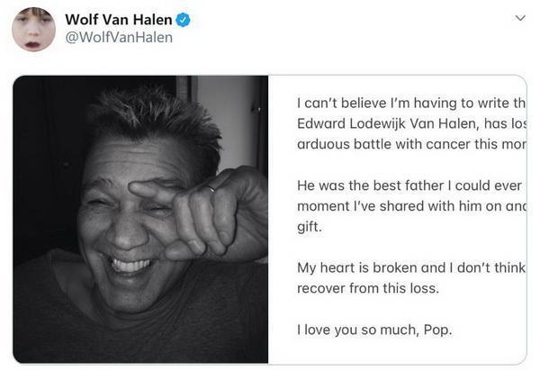 艾迪·范·海伦|太意外了！著名的摇滚乐队创始人艾迪范海伦，仅65岁却因癌症去世