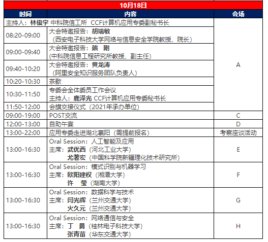 分布式系统|CCF第35届中国计算机应用大会“提前看”