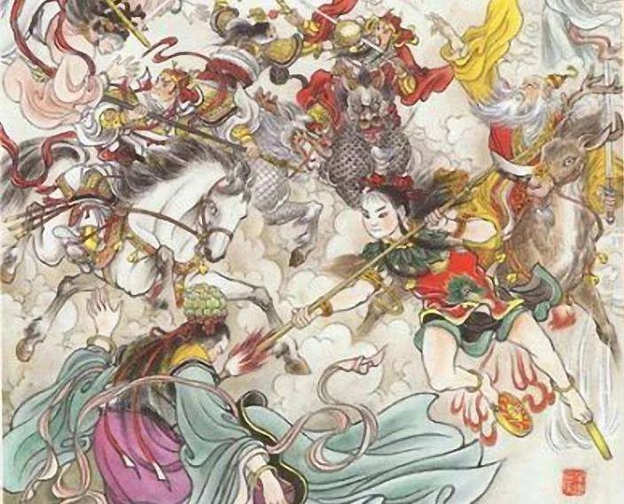 哪吒|《姜子牙》彩蛋中最神秘的人，名声不大，但处处力压哪吒