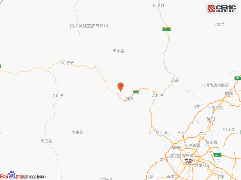 四川阿坝州|四川阿坝州理县发生3.2级地震