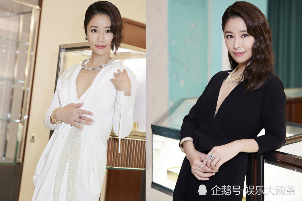 林心如|林心如这才叫优雅！黑白两套造型惊艳亮相，典雅端庄女神忒养眼