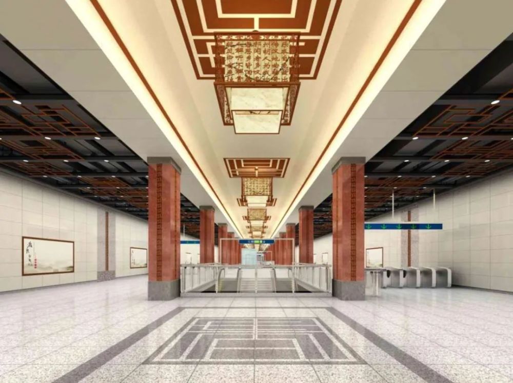 地铁|效果图来了！地铁16号线中段国家图书馆站多图抢先看！