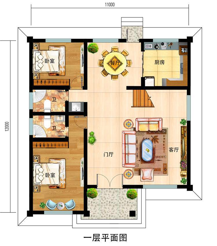 农村自建房三层设计图,豪华欧式别墅,处处显品味图纸介绍:这款别墅