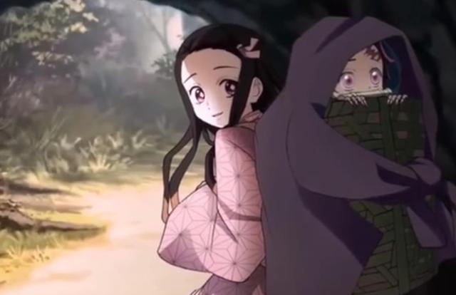 鬼灭之刃,炭治郎祢豆子身份互换,妹妹母爱爆棚,炭治郎萌化_腾讯新闻