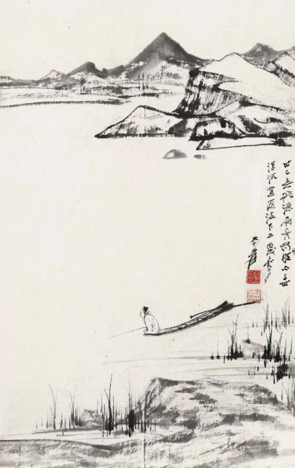 唐代柳宗元的绝句《江雪》中有一句诗为"孤舟蓑笠翁,独钓寒江雪",一叶