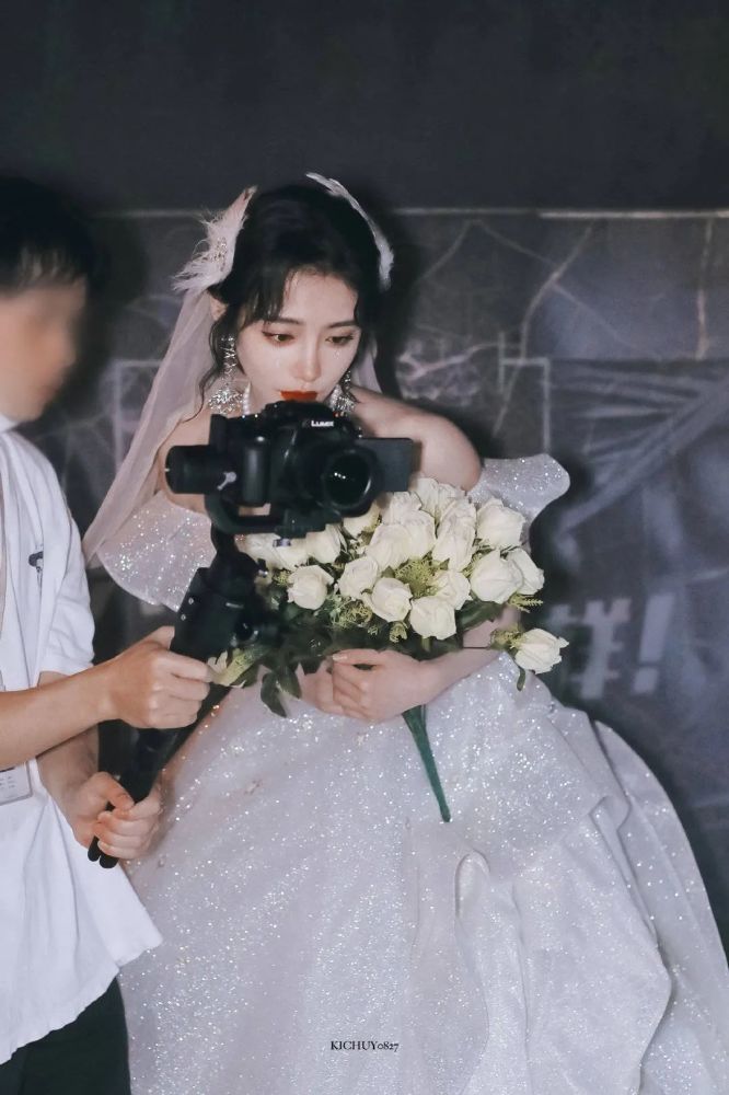 爱豆头像壁纸kiki许佳琪婚纱造型高清图片