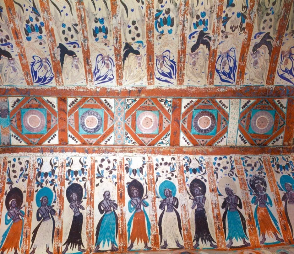 莲花|敦煌壁画：一部装饰艺术的图典