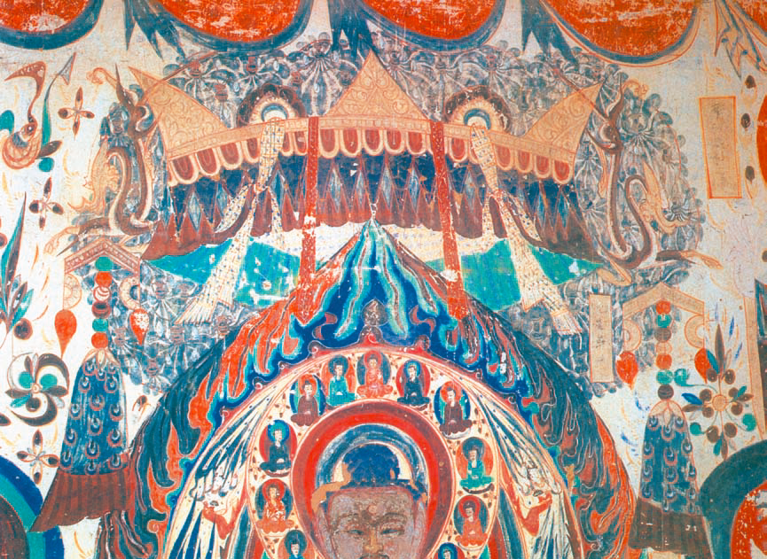 莲花|敦煌壁画：一部装饰艺术的图典