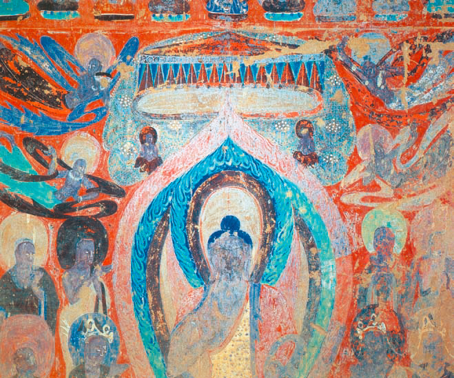 莲花|敦煌壁画：一部装饰艺术的图典