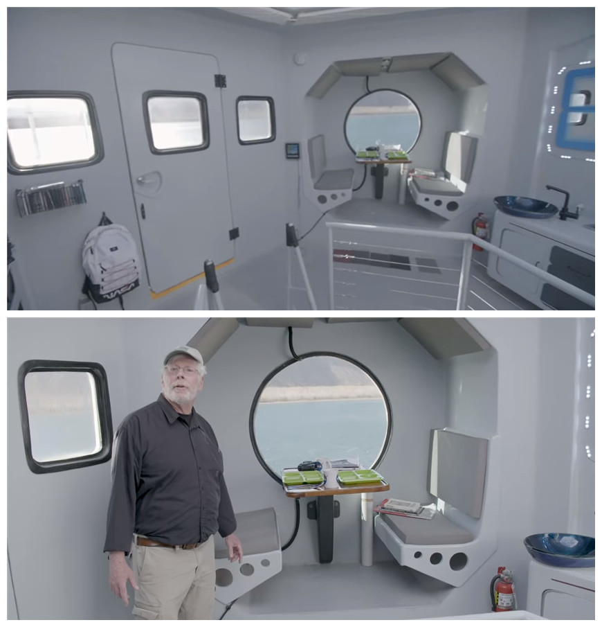 七旬设计师复刻阿波罗登月舱11还原后住在里面是什么体验