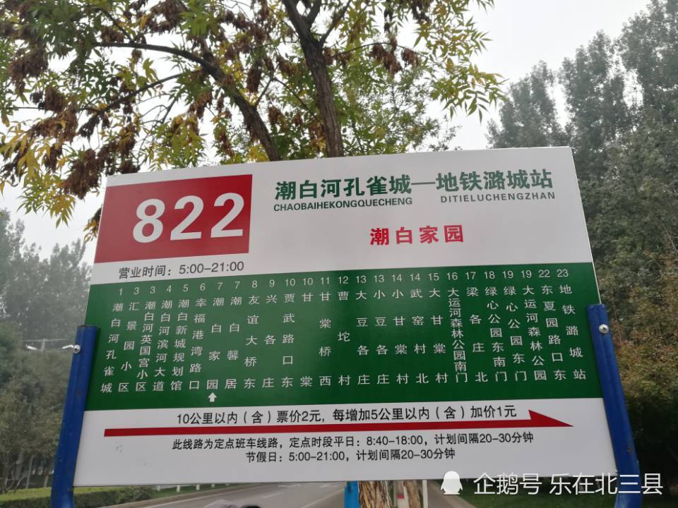 连接廊坊北三县与北京地铁站的两班公交车新增站点822路910路