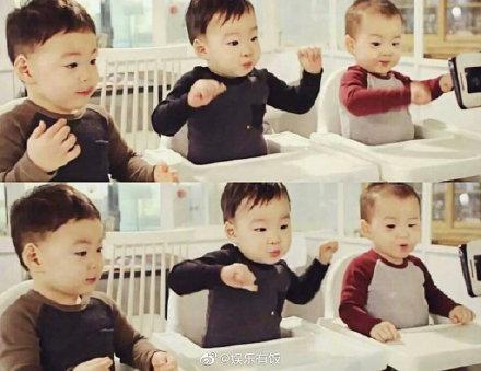 宋家三胞胎|宋家三胞胎近照身高暴涨，民国呆萌气质大变样，最帅大韩颜值下滑