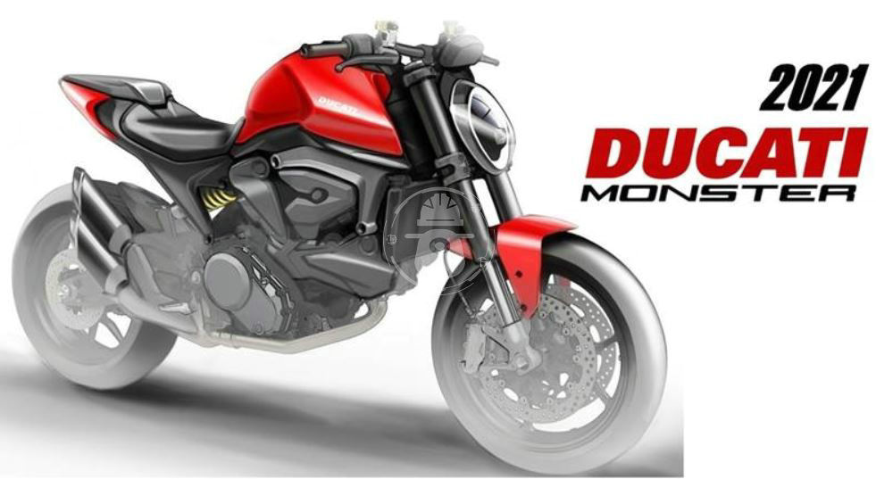 杜卡迪monster937亮相减重10公斤升级led大灯