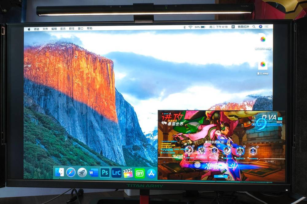 原生180hz夏普igzo屏,泰坦军团t27qr评测上手评测_腾讯新闻