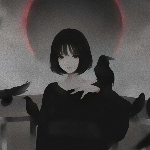 【第11期】动漫女头:暗黑系女生卡通头像