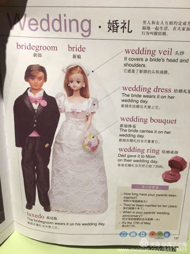 儿童过家家最爱玩的游戏 结婚 现场婚礼的亲子英语来一波 婚礼