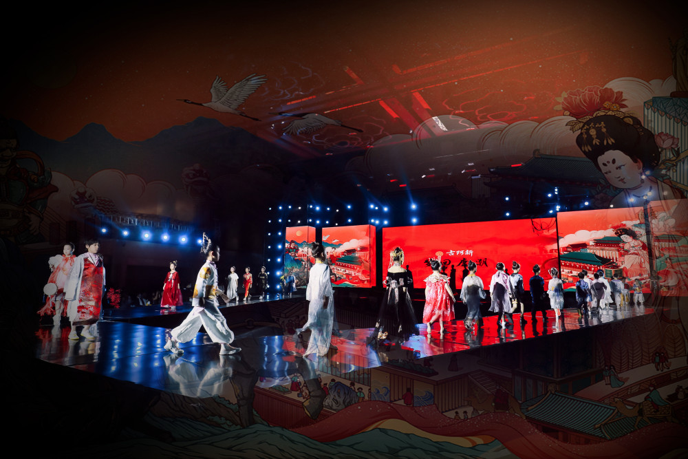 梦回唐潮|古阿新“梦回唐潮” 挺进西安环球少儿模特大赛