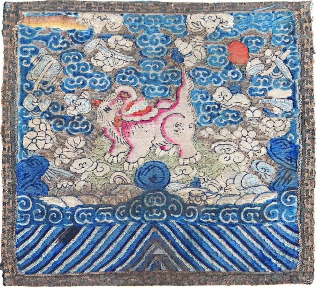 华服时课补子纹样