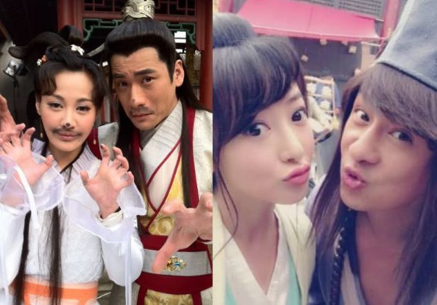 《活佛济公》罕见片场照,胭脂济公卖萌不算啥,看到卧室后我酸了!