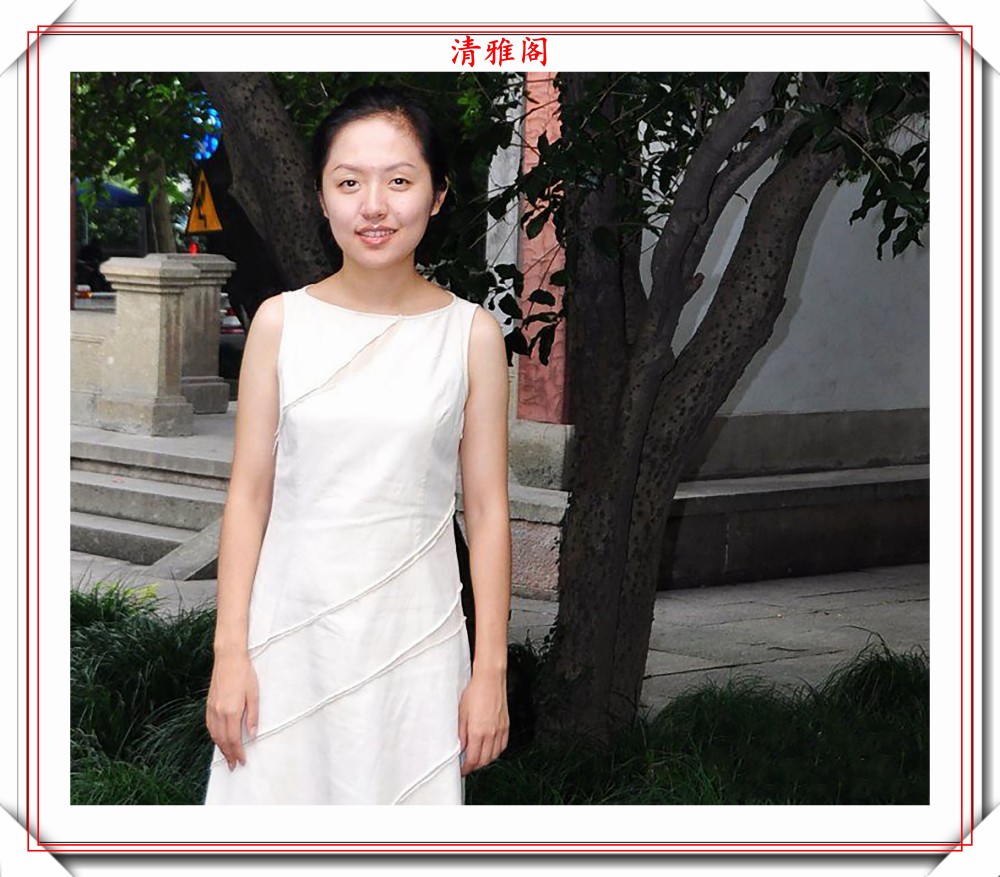 兰亭序|美女书法家丁筱，行书临写《兰亭序》欣赏，网友：有王羲之的风骨